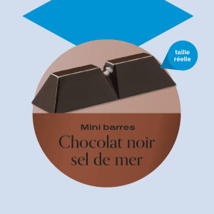 mini-barre chocolat noir-boîte